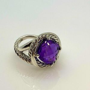 DAVID YURMAN Sterling Silver Infinity Ring Size 8